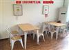 销售实木餐厅桌椅 美式工业风咖啡厅桌椅